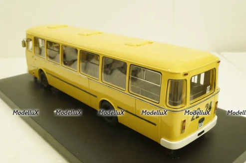 Лиаз-677М автобус, желтый, 1990г., Sabron 1:43 Лимитированный выпуск!