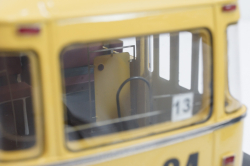 Лиаз-677М автобус, желтый, 1990г., Sabron 1:43 Лимитированный выпуск!