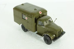 АС-3 (63) санитарный автобус на шасси ГАЗ-63Е, Легендарные грузовики СССР №103 1:43