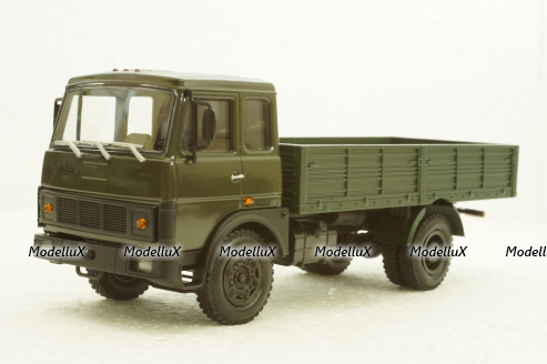 Маз-53371 бортовой 1987г, хаки Н208, Наш Автопром 1:43