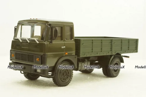 Маз-53371 бортовой 1987г, хаки Н208, Наш Автопром 1:43