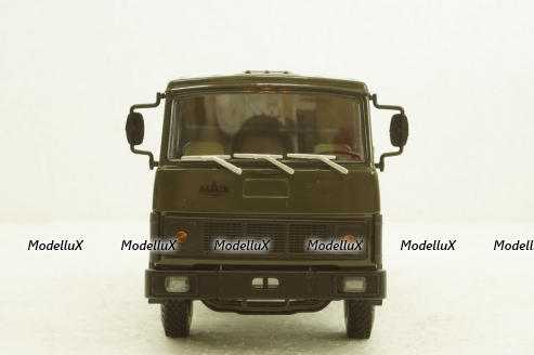Маз-53371 бортовой 1987г, хаки Н208, Наш Автопром 1:43