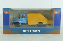 ПУМ-1 (3307) подметально-уборочная на шасси Газ-3307, Легендарные грузовики СССР №101 1:43