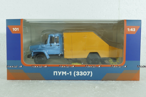ПУМ-1 (3307) подметально-уборочная на шасси Газ-3307, 1989, Легендарные грузовики СССР №101 1:43