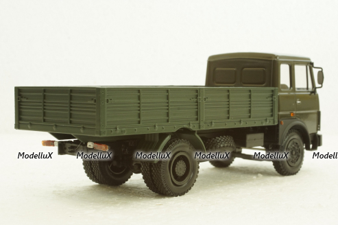 Маз-53371 бортовой 1987г, хаки Н208, Наш Автопром 1:43