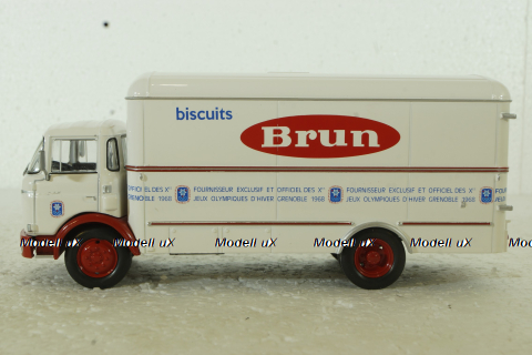 Berliet GAK Truck BISCUIT BRUN 2-ASSI 1959, Berliet Collection, Hachette 1:43