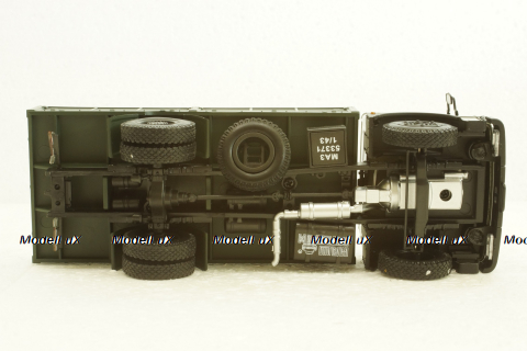 Маз-53371 бортовой 1987г, хаки Н208, Наш Автопром 1:43