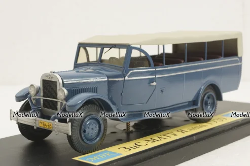 Зис-Мату Сочи закрытый 1949г. синий, МБК 1:43