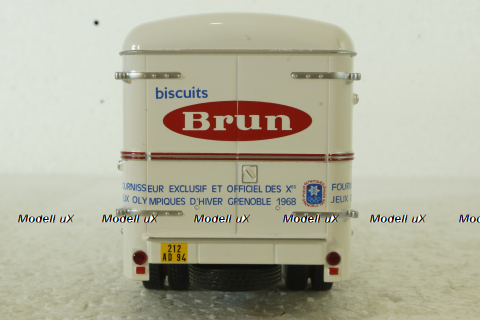 Berliet GAK Truck BISCUIT BRUN 2-ASSI 1959, Berliet Collection, Hachette 1:43