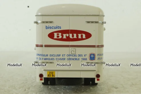 Berliet GAK Truck BISCUIT BRUN 2-ASSI 1959, Berliet Collection, Hachette 1:43