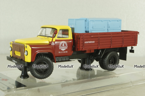 Газ-53Ф Аварийная, 1972г., 105303, DiP Models 1:43