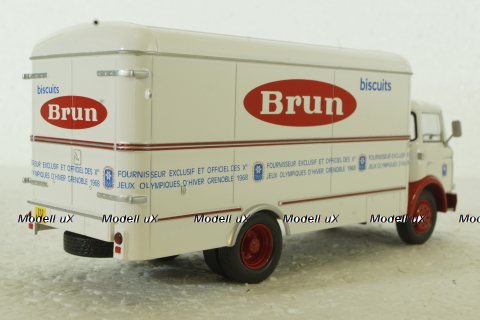 Berliet GAK Truck BISCUIT BRUN 2-ASSI 1959, Berliet Collection, Hachette 1:43