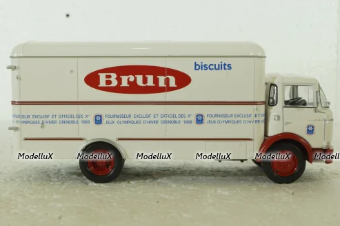 Berliet GAK Truck BISCUIT BRUN 2-ASSI 1959, Berliet Collection, Hachette 1:43