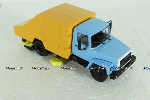 ПУМ-1 (3307) подметально-уборочная на шасси Газ-3307, Легендарные грузовики СССР №101 1:43