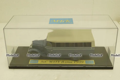 Зис-Мату Сочи закрытый 1949г. синий, МБК 1:43