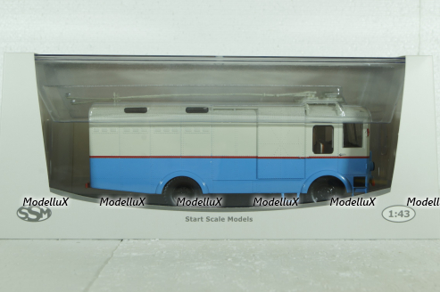 ТГ-2 троллейбус грузовой, бел/сини, SSM4049, SSM 1:43