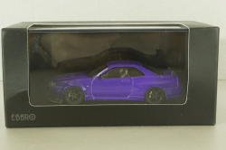 Nissan Skyline GT-R (R34) 1996, violet, EBBRO 1:43