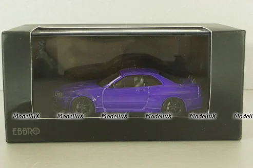 Nissan Skyline GT-R (R34) 1996, violet, EBBRO 1:43