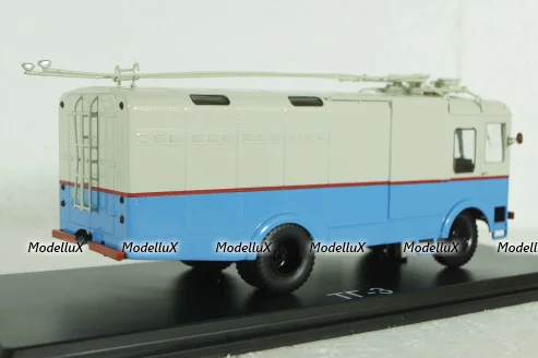 ТГ-2 троллейбус грузовой, бел/сини, SSM4049, SSM 1:43