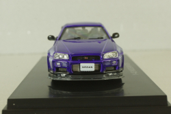 Nissan Skyline GT-R (R34) 1996, violet, EBBRO 1:43