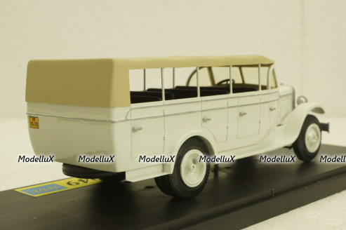 Зис-Мату Сочи закрытый 1949г., белый, МБК 1:43