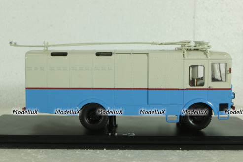 ТГ-2 троллейбус грузовой, бел/сини, SSM4049, SSM 1:43
