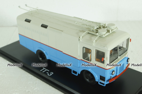 ТГ-2 троллейбус грузовой, бел/сини, SSM4049, SSM 1:43