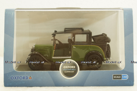 Austin Low Loader Taxi green (roof down), AT005, Oxford  1:43