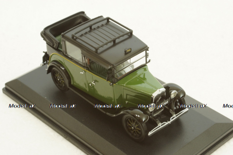 Austin Low Loader Taxi green (roof down), AT005, Oxford  1:43