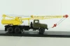 КС-4561(250) Автокран на шасси Краз 250, хаки/желтый, SSM1551, SSM 1:43