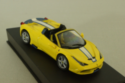 Ferrari 458 Speciale A 2013, yellow, Altaya 1:43