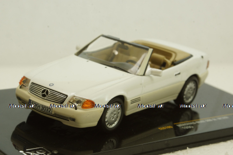 Mercedes SL500 R129, 1990 white, CLC195, IXO 1:43