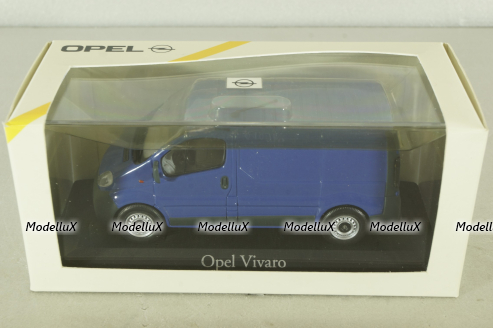 Opel Vivaro/Renault Trafic 2001, blue, 9162811, Minichamps 1:43