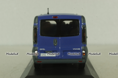 Opel Vivaro/Renault Trafic 2001, blue, 9162811, Minichamps 1:43