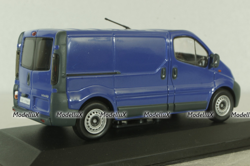 Opel Vivaro/Renault Trafic 2001, blue, 9162811, Minichamps 1:43