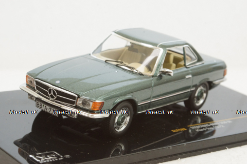 Mercedes 350SL Hard top, 1972 green, CLC193, IXO 1:43