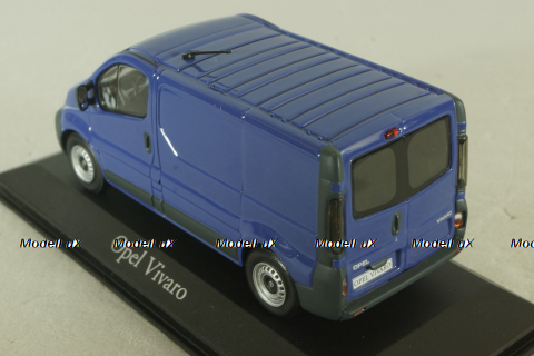 Opel Vivaro/Renault Trafic 2001, blue, 9162811, Minichamps 1:43