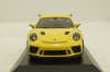 Porsche 911 (991 II) GT2 RS with silver rims 2018 yellow, 413067050, Minichamps 1:43