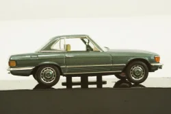Mercedes 350SL Hard top, 1972 green, CLC193, IXO 1:43