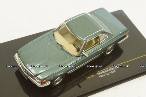 Mercedes 350SL Hard top, 1972 green, CLC193, IXO 1:43