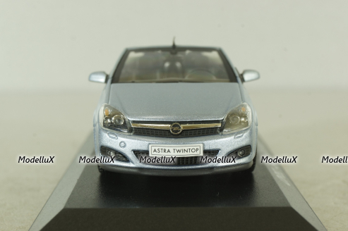 Opel Astra TwinTop 2006, blue, 93199366, Minichamps 1:43 