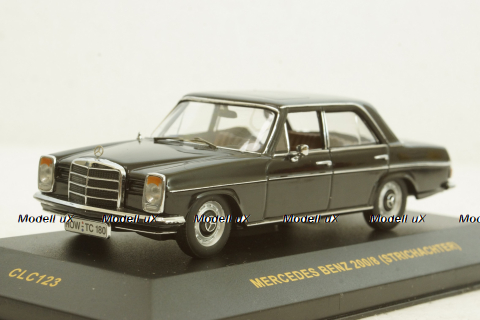 Mercedes 200/8 Strichachter, 1970 Black, CLC123, IXO 1:43