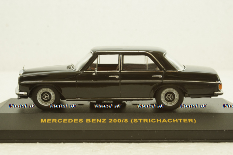 Mercedes 200/8 Strichachter, 1970 Black, CLC123, IXO 1:43