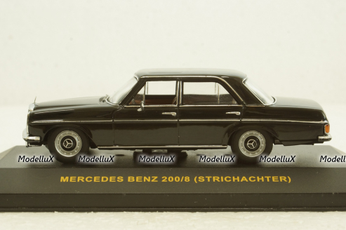 Mercedes 200/8 Strichachter, 1970 Black, CLC123, IXO 1:43