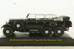 Mercedes G4 W31 cabriolet 1934, black, MUS031, IXO 1:43