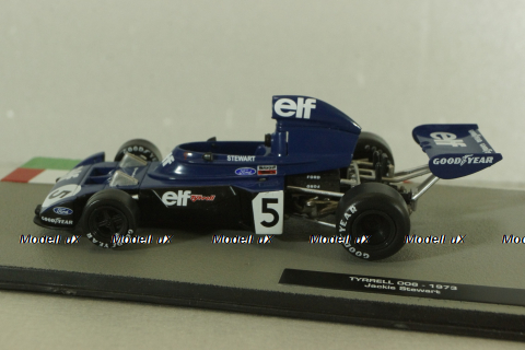 Tyrrell 006 #5, J.Stewart 1973, blue, Ataya 1:43