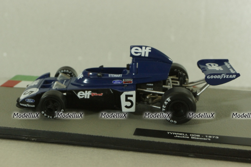 Tyrrell 006 #5, J.Stewart 1973, blue, Ataya 1:43