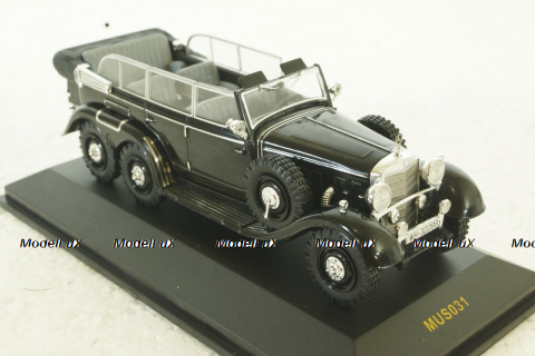 Mercedes G4 W31 cabriolet 1934, black, MUS031, IXO 1:43