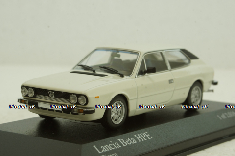 Lancia Beta HPE 1981 white, 400125710, Minichamps 1:43