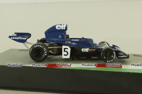 Tyrrell 006 #5, J.Stewart 1973, blue, Ataya 1:43